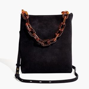 Madewell Slim Brooklyn Crossbody Bag in Suede NWT